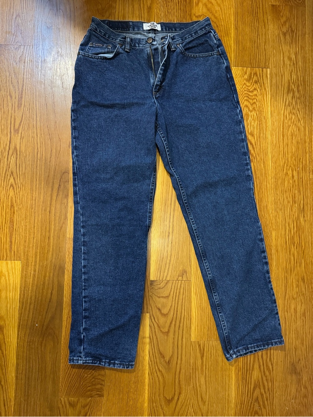 THE VINTAGE TWIN NYC - Vintage Dark Blue Denim Jeans